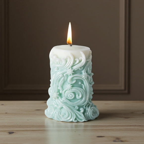 DIY Silicone Candle for Crafting Unique Shapes Ideal Festive Party Home and Family Celebration Projects