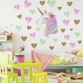 thumbnail image 6 of Unicorn Wall Decor for Bedroom, Removable Unicorn Wall Decals Stickers for Girls Boys Kids Cute Nursery Birthday Party Favor Child Birthday Graduation Christmas Gifts, 6 of 7