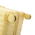 thumbnail image 4 of 3 Piece ABS Hard Shell Suitcase Luggage Set with TSA Lock and Cup Holder for Effortless Trave (Yellow), 4 of 15