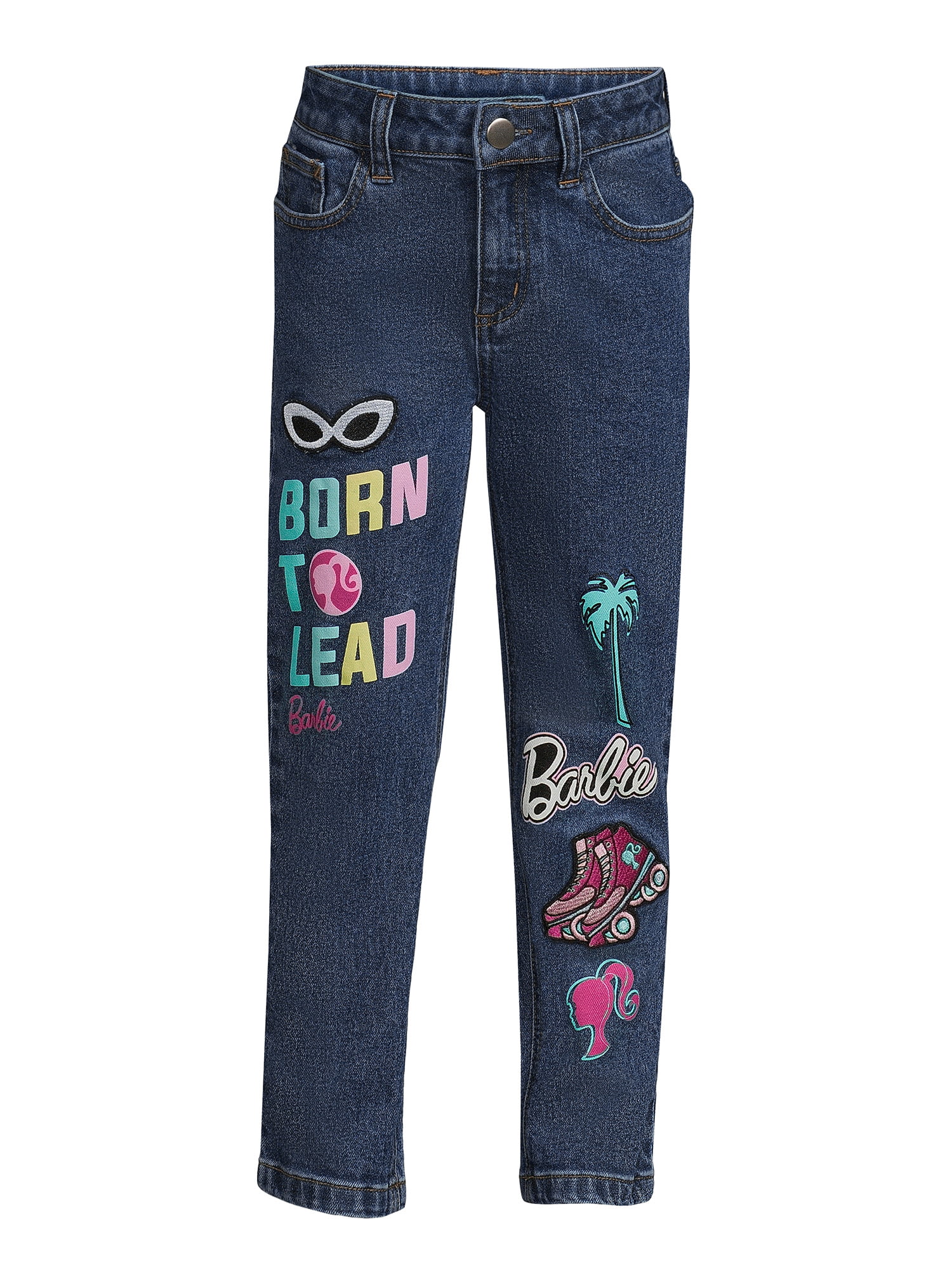 Barbie Girls Denim Jeans, Sizes 5-18