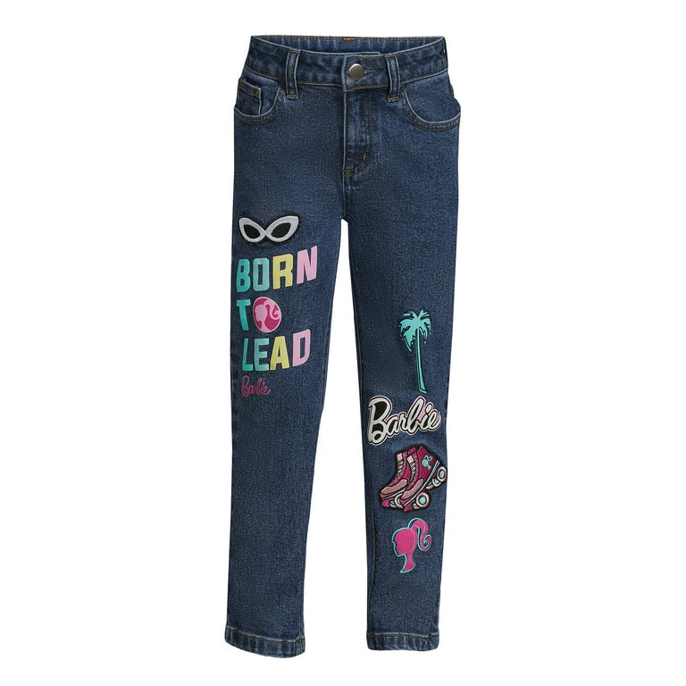 Barbie Girls Denim Jeans, Sizes 5-18 