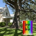thumbnail image 4 of Newhomestyle Love is Love Rainbow Garden Flag ,Pride Gay Pride Lesbian LGBT, Yard Flag Outdoor Decoration 12×18 Inch, 4 of 5