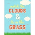 thumbnail image 3 of SD Graphics Studio 19x24 Black Modern Framed Museum Art Print Titled - Watch the Clouds, 3 of 5