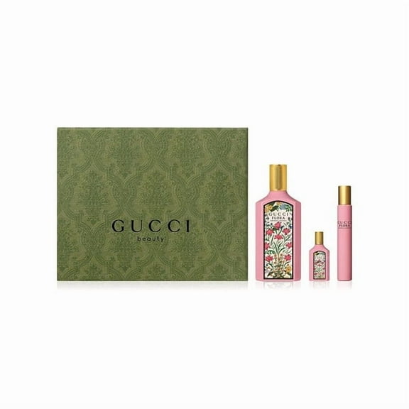 Gucci Flora Gorgeous Gardenia 3 Pc EDP Gift Set for Women