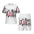 thumbnail image 1 of Balery Happy Mother's Day (3) Conjunto de Pijama Infantil de Manga Corta con Estampado – Ropa de Dormir de Algodón Suave-Small, 1 of 6