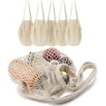 thumbnail image 1 of HELIAHOO Cotton String Shopping Bags Reusable Washable Grocery Mesh Organizer Net AZ83-11894, 1 of 7