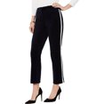 thumbnail image 1 of Tommy Hilfiger Mujer Bristol Velour Casual Pantalones, Azul, 6, 1 of 1