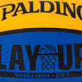 thumbnail image 5 of Spalding Layup Mini Rubber Outdoor Basketball - Blue/Orange, 5 of 6