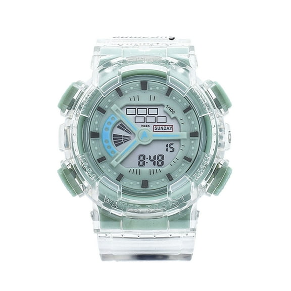 Leodye 1PCS Luminous Waterproof Watch - Multifunctional Electronic Dial