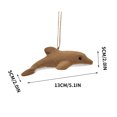 thumbnail image 5 of drppepioner Simulation Dolphin Pendant Christmas Decorations Home Plush Doll Animal Model Dolphin Gift Props, 5 of 5