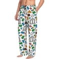 thumbnail image 6 of Salouo Art Of Livings Print Pajama Pants for Men, Lounge Pants Elastic Waistband Casual Men's sleepwear Loungewear Sleep Pajama Pant -X-Large, 6 of 7