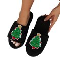 thumbnail image 4 of FUZHIQ Fuzzy House Slippers for Women Comfy Memory Foam Female Home Slipper Plush Warm Indoor and Outdoor Winter Bedroom Shoes for Women Mom Ladies, 4 of 7