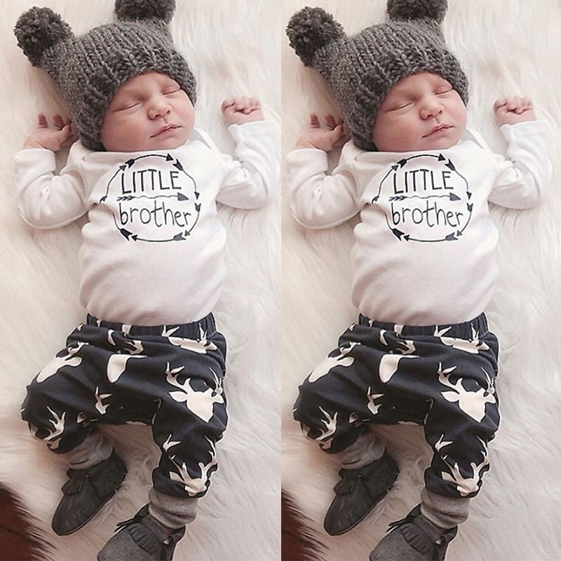 newborn baby boy deer outfit