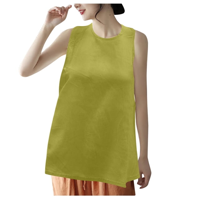 Lixiuxyad Débardeurs Mode Urbaine Mignons pour Femmes Col Rond Manches Courtes T-Shirt Basique