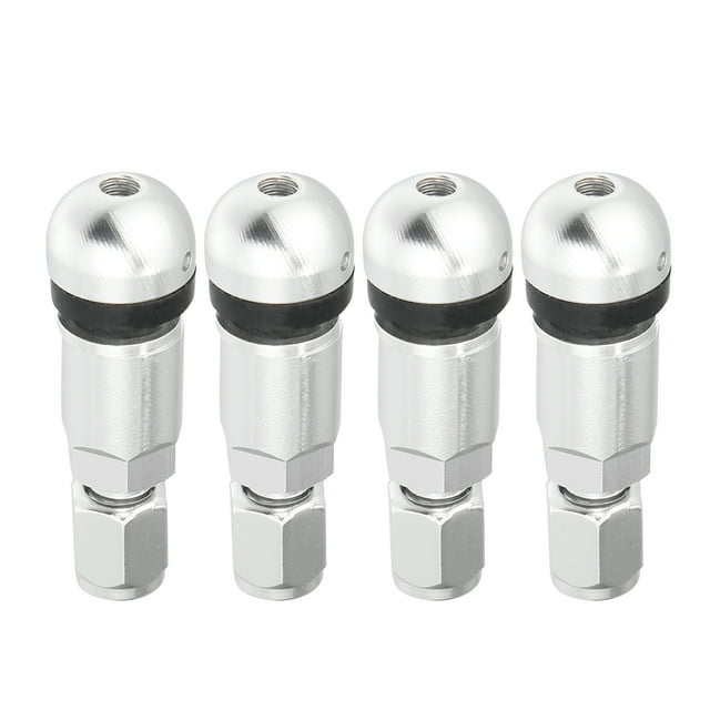 4Pcs Válvula Tapón de Sensor de Presión de Aire de Neumáticos Aleación Pivote para Coche