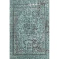 thumbnail image 2 of Addison Rugs Mayfield Premium Machine Washable Traditional Global Teal Rectangle Rug, 10' X 14' Machine Washable Traditional Global Teal Oversized Sherpa Throw Blanket, 2 of 7