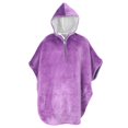 thumbnail image 4 of Capa cortavientos reutilizable para sillas de ruedas, poncho de invierno resistente a la intemperie, capa forrada, fundas para calentar sillas de rued violeta, 4 of 9