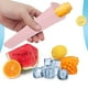 thumbnail image 4 of pstuiky Molde de silicona para cubitos de hielo con tapa, ideal para hacer hielo en casa., 4 of 5