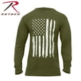 thumbnail image 1 of Rothco US Flag Long Sleeve T-Shirt - Olive Drab, 1 of 2