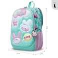 thumbnail image 3 of TOTTO Mochila Escolar Grande para Niña con Bolsillo para Botella | 18 L BUNNY PUMP L azul cielo G, 3 of 6