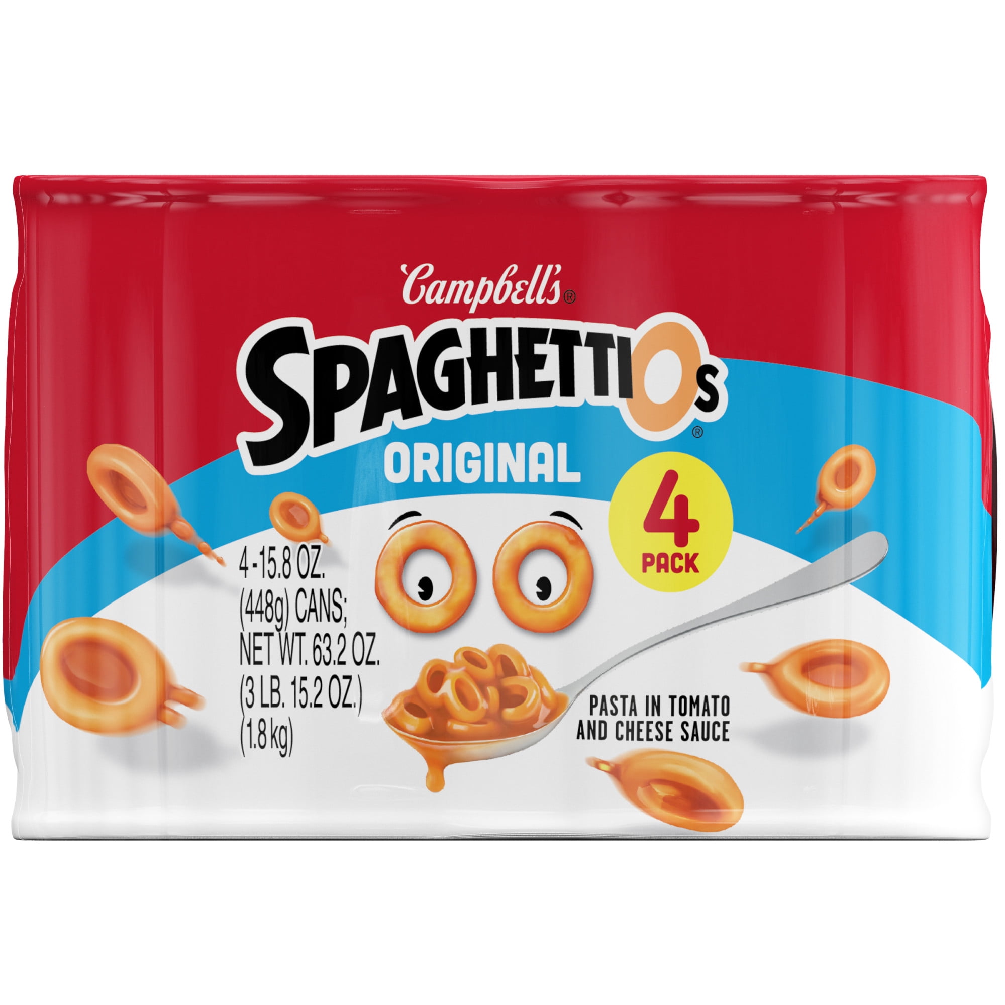 (6 pack) SpaghettiOs Original Canned Pasta, 15.8 oz Can (Pack of 4)