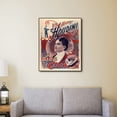 thumbnail image 4 of 24" x 20" Houdini King of Cards Vintage Magic Poster Wall Art, 4 of 4