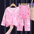 thumbnail image 2 of Frozen Princess Elsa Conjunto de pijamas para niños Ropa de dormir Primavera y otoño Thin Girls Boys Red Natal New Year Home Clothes8 altura 95-105cm Gao Jinjia LED, 2 of 2