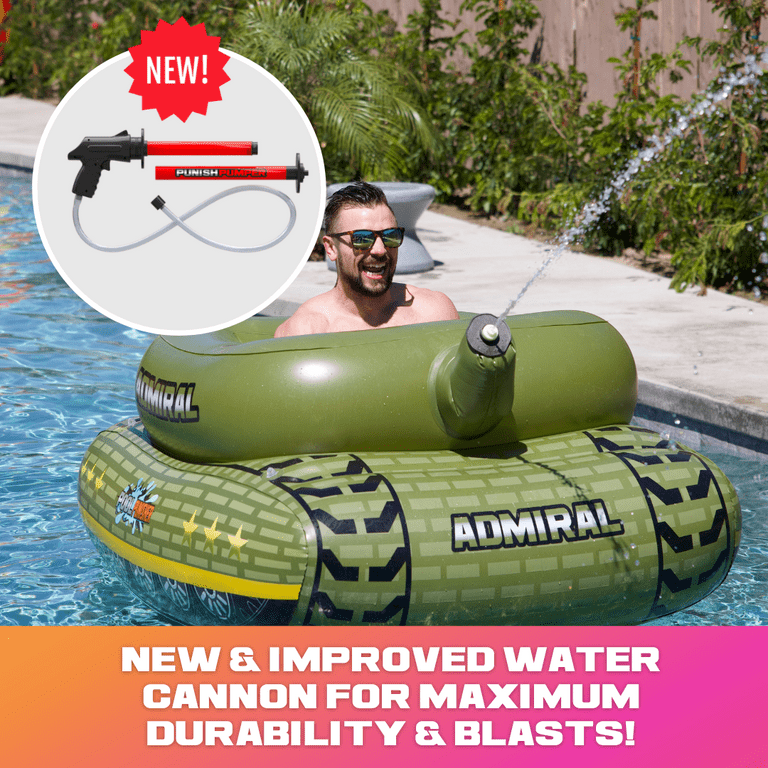 Punisher Inflatable Tank That Shoots Water Float Factory's Admiral