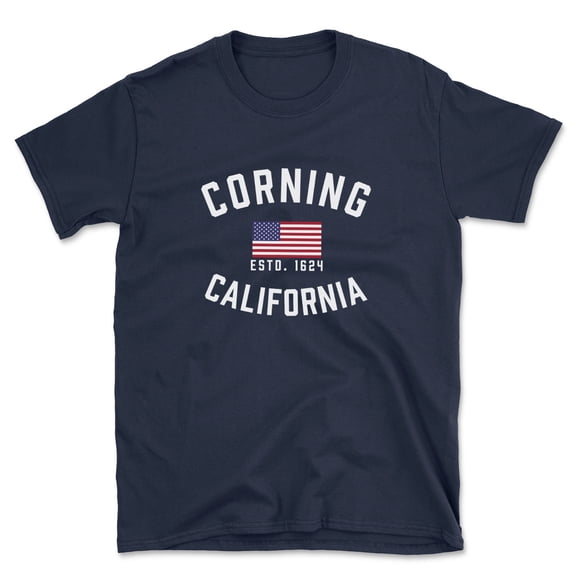 Corning California Patriot Men's Cotton T-Shirt