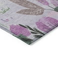 thumbnail image 4 of Addison Rugs Chantille Indoor/Outdoor Transitional Floral Lavender Washable Rectangle Rug, 10' x 14', 4 of 6