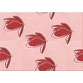 thumbnail image 1 of Ahgly Company Indoor Rectangle Patterned Valentine Red Area Rugs, 6' x 9', 1 of 6