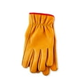 thumbnail image 4 of Hyper Tough Water Resistant Men's Cowhide Leather Work Gloves, Brown, Size Large, 4 of 6