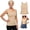 Beige, variant on Tanks Built In Bra For Women Sleeveless Wide Strap Camisole, Padded Seamless Shaping Camisole Soft Smoothing Oversized Cami Shelf Bra Loose Fit Plus Size Tanktops