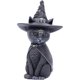 thumbnail image 1 of Mystic Cat Statue with Witch Hat, a great gift for the lovely Witch in your life.(10.5*6.2 cm), 1 of 5