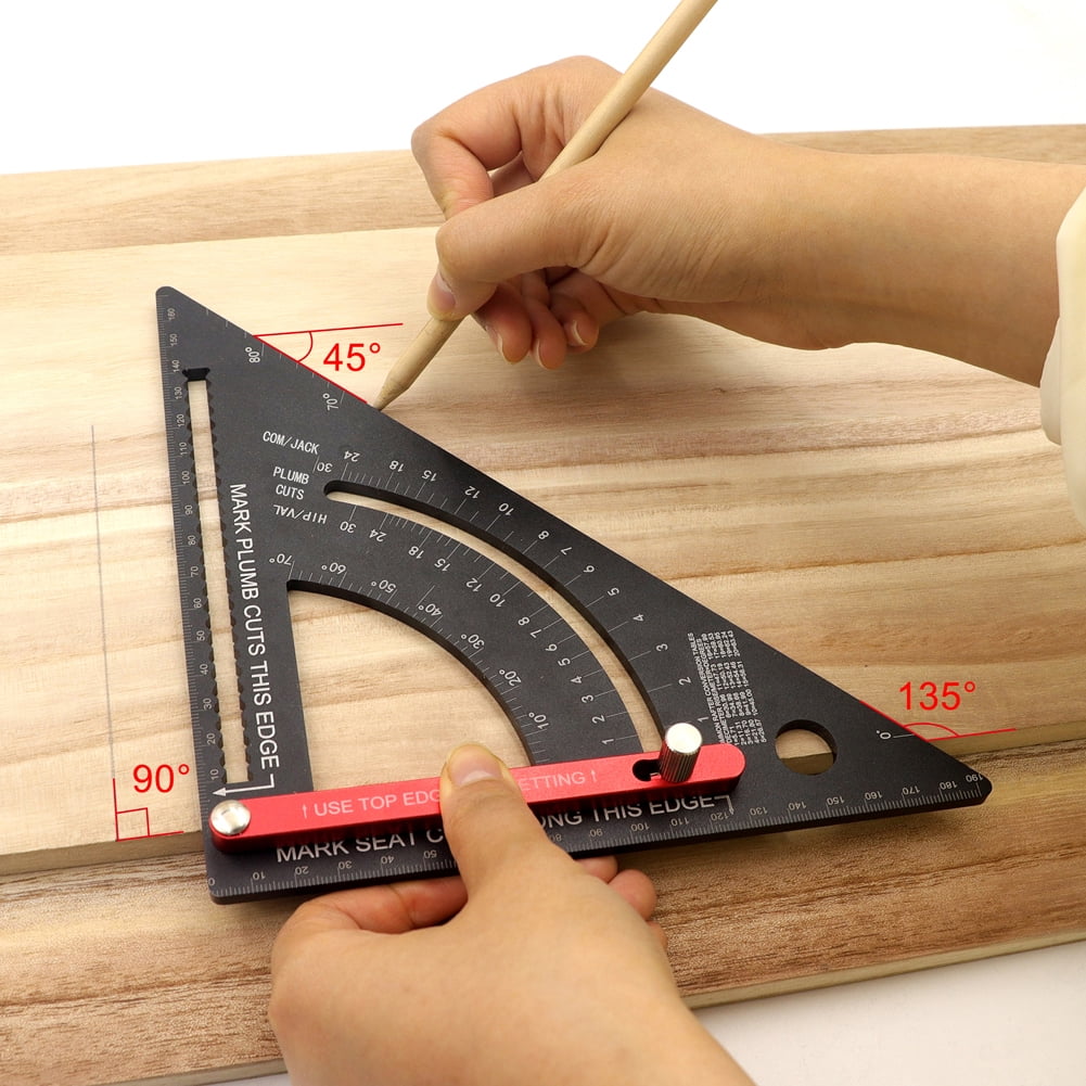 Règle Télescopique 3 Mètres Alliage Aluminium - Double Face, Pliable, Pour Chantier, Bricolage