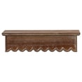 thumbnail image 4 of SOFE Wood Scalloped Decorative Floating Shelves, Farmhouse Bedroom Bathroom Kitchen Shelving Wall Shelf, Small Hanging Shelves Display Book Picture Ledge Shelf, 4 of 11
