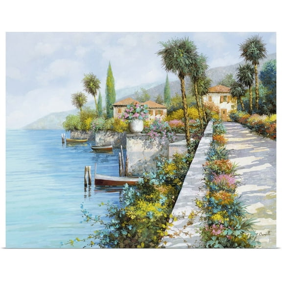 Great BIG Canvas | Rolled Guido Borelli Poster Print entitled Lungo Lago