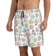 thumbnail image 2 of Fotbe Pastel Christmas Cookies Trajes de Baño Estampados para Hombre, Shorts de Verano de Secado Rápido, Ropa de Playa, Bañadores-3X-Large, 2 of 6