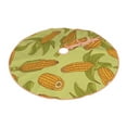thumbnail image 2 of Bingfone Christmas Tree Skirt Mat Christmas Decoration Interior 48"-Corn, 2 of 8