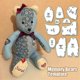 thumbnail image 3 of Memory Bear Template Ruler Set, 10 PCS Memory Bear Template Ruler Set Suitable for 10-Inch Bear Template, 3 of 5