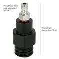 thumbnail image 2 of 8mm Male Quick Plug to Male Thread TR21-4 CO2 Cylinder Tank Adapter Connector for Soda Club(Black ), 2 of 8