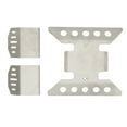 thumbnail image 5 of Chassis Armor Stainless Steel Skid Plate Axle Protector for 1/6 Scx6 AXI05000 Car Upgrade Parts, 5 of 8
