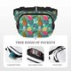 thumbnail image 5 of Balery Pineapple Mochila Cinturón para Mujeres y Hombres, Bolsa de Cintura Impermeable de Doble Capa con Correa, 5 of 9