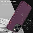 thumbnail image 4 of Designed for Apple iPhone 13 Pro Max Heavy Duty Case Compatible with Magnetic Wireless Charging, Triple Layer Protection Shockproof Drop Tested Protective Case for Apple iPhone 13 Pro Max, Purple, 4 of 6