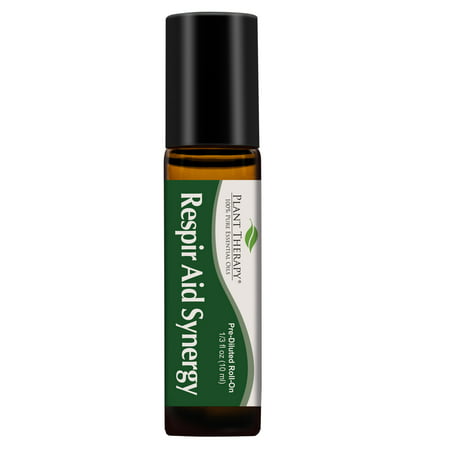 Plant Therapy Respir Aid Essential Oil | Sinus and Congestion Clearing Synergy Blend | Pure, Pre-Diluted Roll-On 10