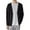 Black, variant on Men's Slim Round Neck Long Sleeve Stand Up Collar Zipper Cardigan Casual Base Coat Sweaters For Men Beige L