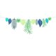 thumbnail image 1 of Nvzi Guirnalda de hojas para fiesta hawaiana, banderines colgantes, decoración para ventanas de aulas con temática de plantas tropicales, estilo Ins, 118 pulgadas, grande, 1 of 4