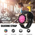 thumbnail image 2 of Silicone Watch Bands Replacement Bands Lightweight Woman Man Comfortable Quick Release Straps Compatible for IMILAB KW66 Black, 2 of 8
