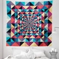 thumbnail image 1 of Modern Tapestry, Modern Style Visual Patchwork Effect with Colorful Retro Composition Print, Fabric Wall Hanging Decor for Bedroom Living Room Dorm, 5 Sizes, Multicolor, by Ambesonne, 1 of 1