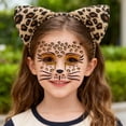 thumbnail image 6 of SJLDQY Carnival Unisex Boys Girls Leopard Dress Up Fashion Hairband Accessories Outfits Party Stage Performance Clothes Set, 6 of 8